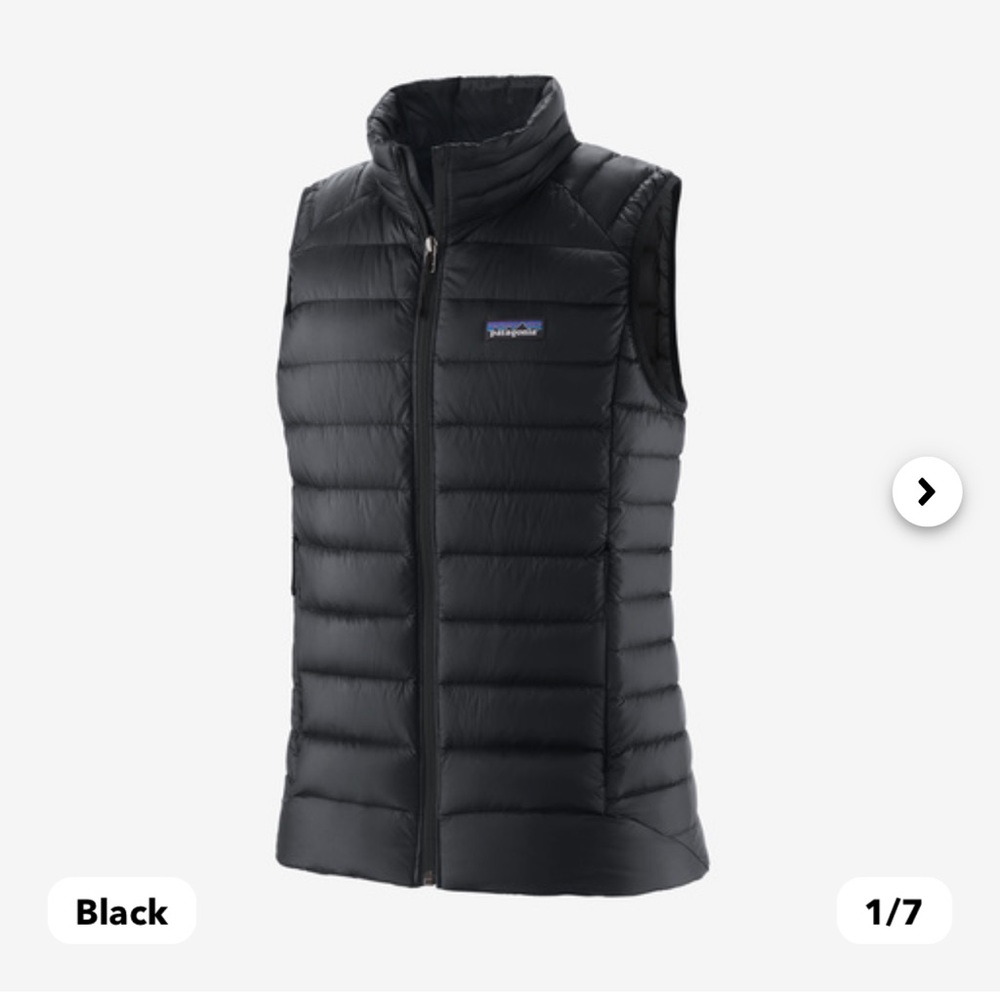 Women’s Patagonia vest size medium
